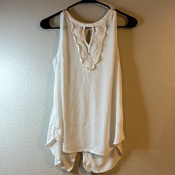 Daniel Rainn Tops Daniel Rainnodela Mixed Material Top Poshmark